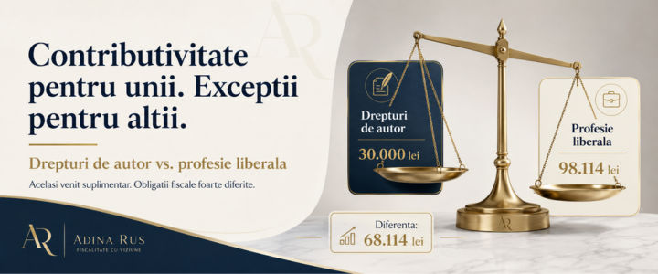 Contributivitate pentru unii, exceptii pentru altii: drepturi de autor versus PFA